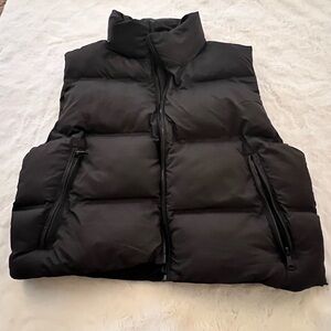 Zara Charcoal Quilted Vest